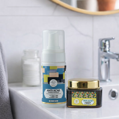 Bezel™ Anti Acne Combo Pack (Anti Acne Foaming Facewash & Anti Acne Face Cream)